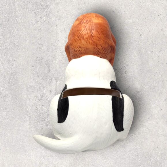 Vintage Fitz & Floyd Dog Desk Notepad Holder Ceramic 1990s Office Decor Japan - Picture 6 of 10